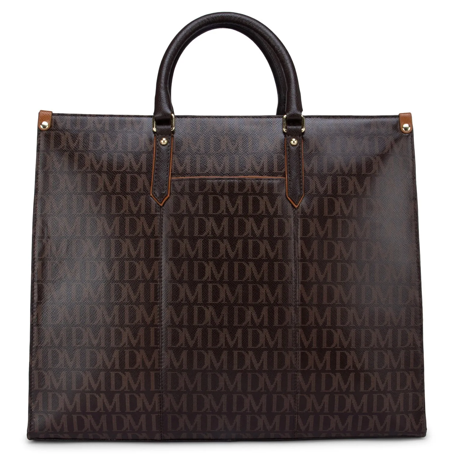 Brown Wax Book Tote