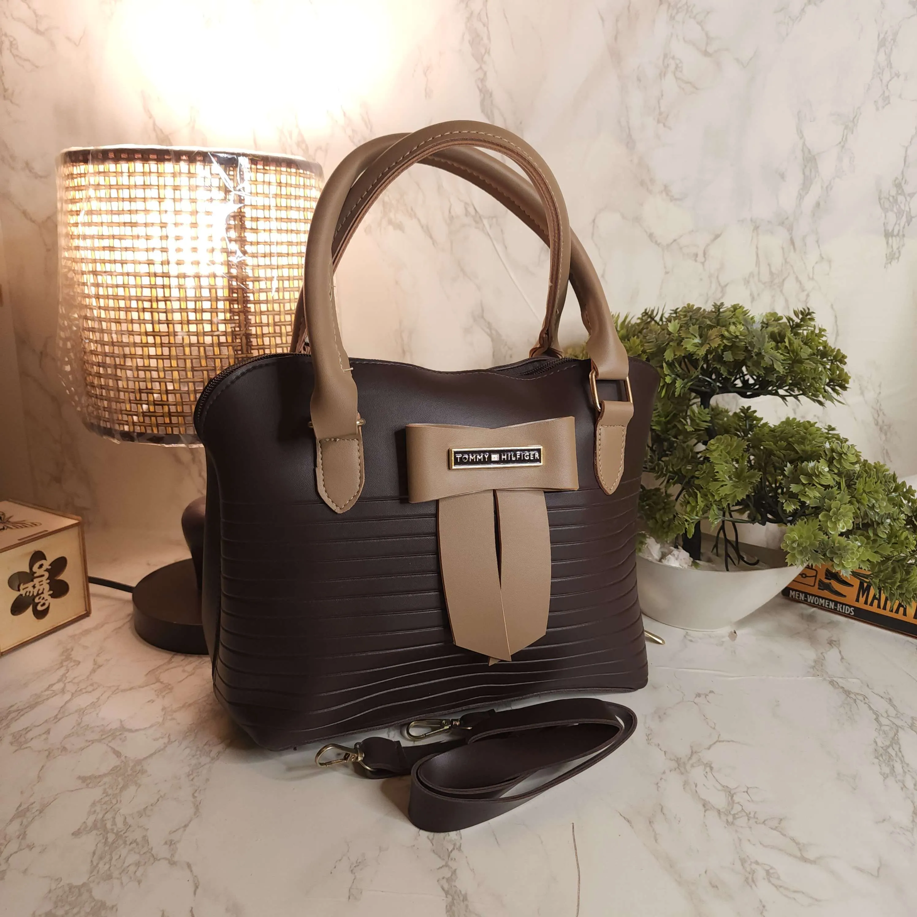Coffee Twin Color Handbags
