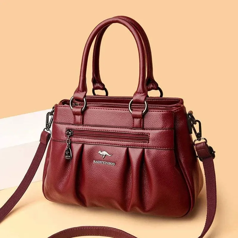 Leather Hand Bags Big Capacity