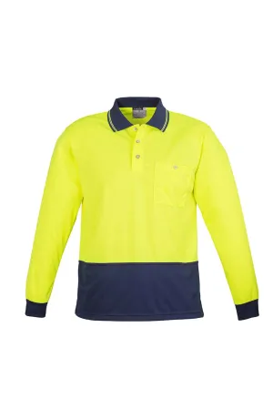 Syzmik - ZH232 Unisex Hi Vis Basic Spliced Polo - Long Sleeve